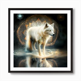 White Wolf 3 Art Print