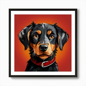 Portrait Of A Dog 6 Art Print