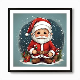 Santa Claus 6 Art Print