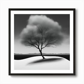 Lone Tree 3 Art Print