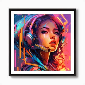 Pixel Art 6 Art Print