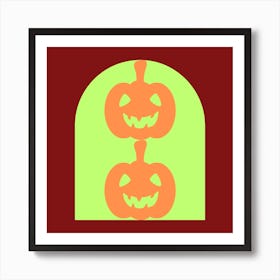 Halloween Pumpkins 1 Art Print