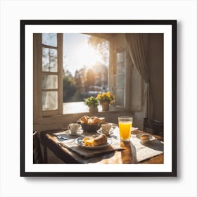 Breakfast In The Morning Art Print