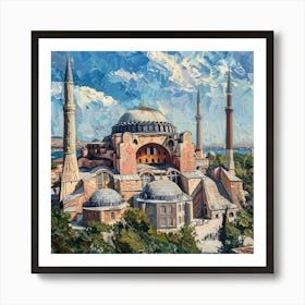 Hagia Sophia Church Art Print