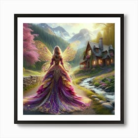 Fairy In The Forest 7 Art Print