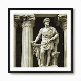 Statue Of Greece Art Print