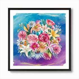 A Vibrant And Enchanting Watercolor Illustration O 4ra Ez Gsqi Iadkhkuuew Qmyigvq8qom U2aof3c4bq 1 Art Print