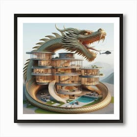 Dragon House Art Print