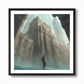 Shadow Of The Tomb Art Print