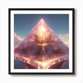 Pyramids In The Sky Art Print