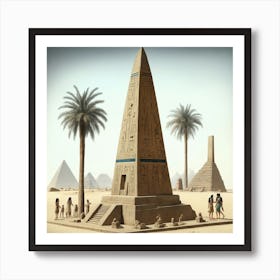 Egyptian Pyramid Art Print