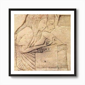 Egyptian Women Reading Art Print