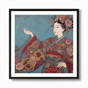 Geisha 1 Art Print