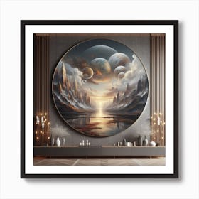 A circle of Art Print