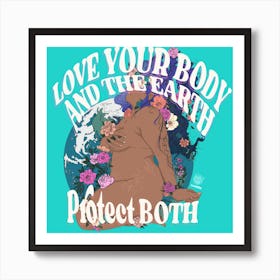 Body and Earth Art Print