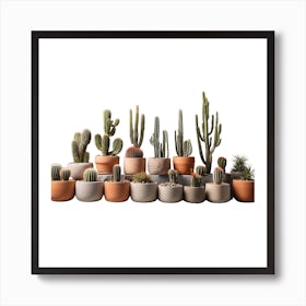 Cactus Collection Art Print