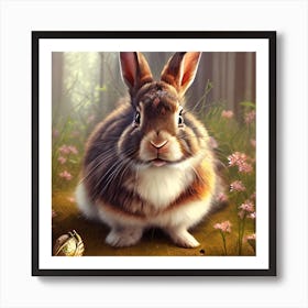 Pretty Rabbit Art Print