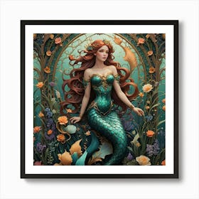 Mermaid 36 Art Print