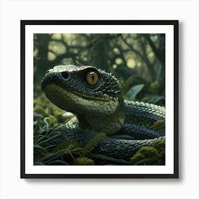 Snake Eyes Art Print