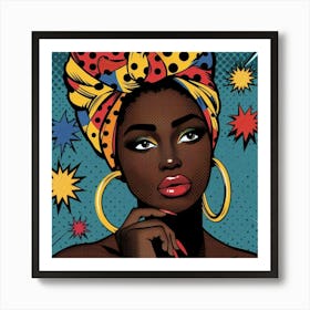 Shani Pop African Woman Art Print