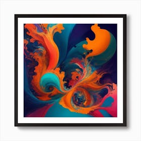 Abstract Painting 1 Art Print