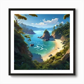 Abel Tasman National Park New Zealand Art Print