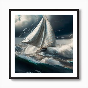 Stormy Seas Art Print