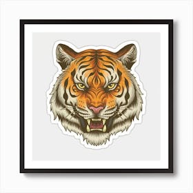 Tiger Head print Art Print