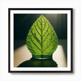 Green Leaf Art Print