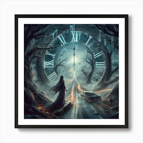 Clock Of The Dead Art Print