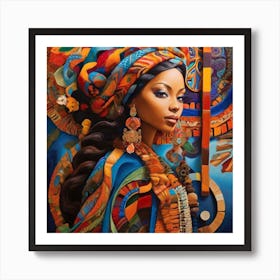 African beauty Art Print