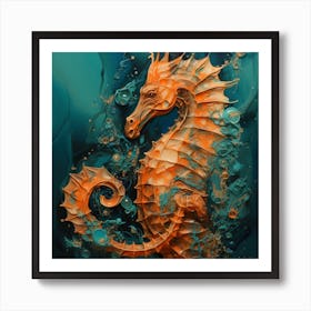 Seahorse 12 Art Print