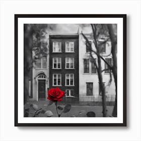 London Rose Art Print