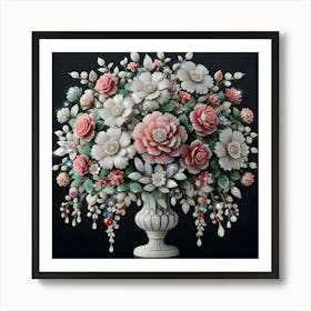 Vase Of Flowers 4 Art Print