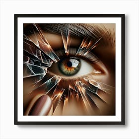 Broken Eye Art Print