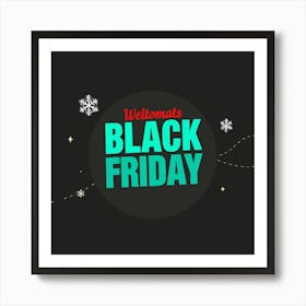 Black Friday Sell Post Templates Design (28) Art Print