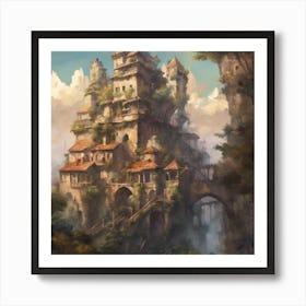 Fantasy Castle 3 Art Print