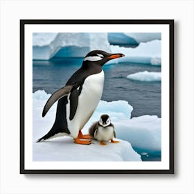 Antarctic Penguins 14 Art Print