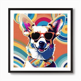 Corgi 18 Art Print