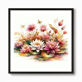 Water Lilies 1 Art Print