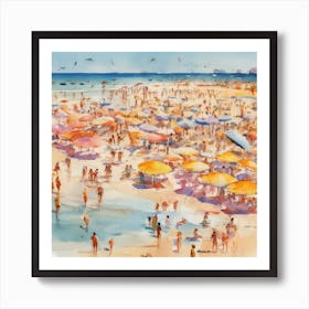 Summer Beach Art Print