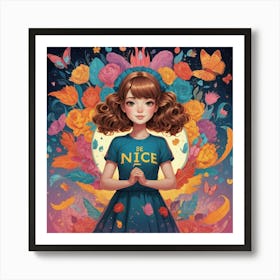 Illustrative Albedo Be Nice Art 1 Art Print