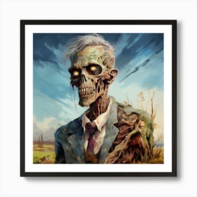 Zombies Vs Zombies Art Print