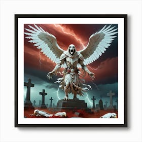 Angel Of Death 14 Art Print