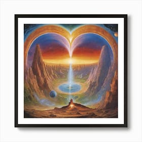 Heart Of The Universe Art Print