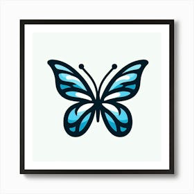 Butterfly Logo 3 Art Print