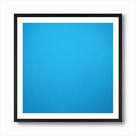 Blue Sky With Clouds 1 Art Print