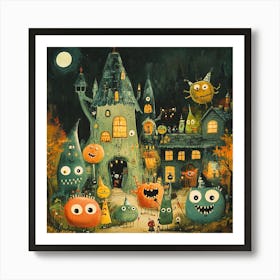 Halloween spooky Art Print