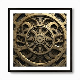 Clockwork Gears 6 Art Print