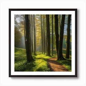 Path In The Woods 13 Art Print